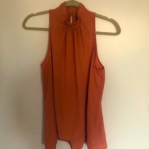 Gathered halter top